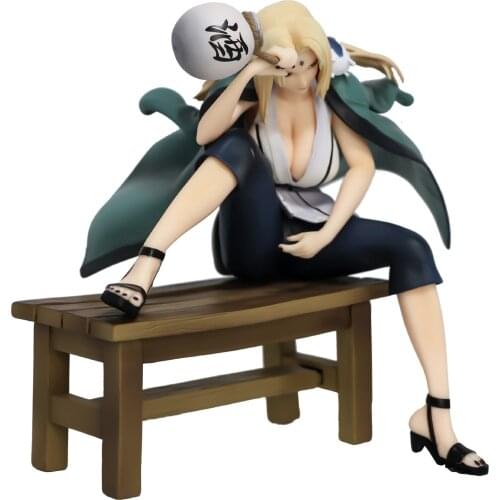 16cm Anime NarutoFigure Cartoon Senjiyu Tsunade Drinking PVC Action Figurine Model Statue Collectible Model Toys Kids Gift