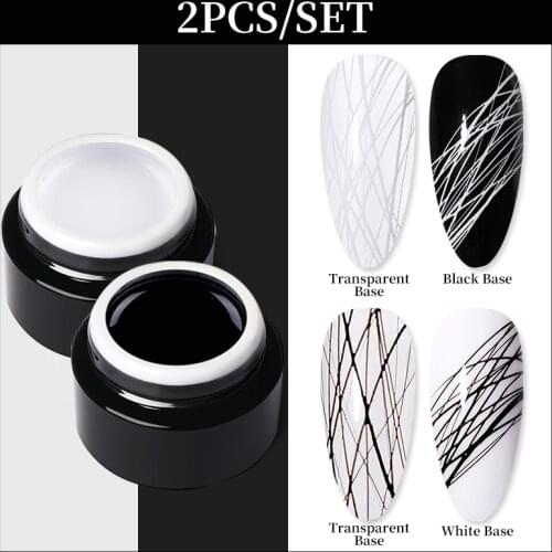 BORN PRETTY Spider Wire Gel Nail Polish 5ml Flower Drawing Painting Gel Creative Point To Line Nail Art Gel Polish Varnish