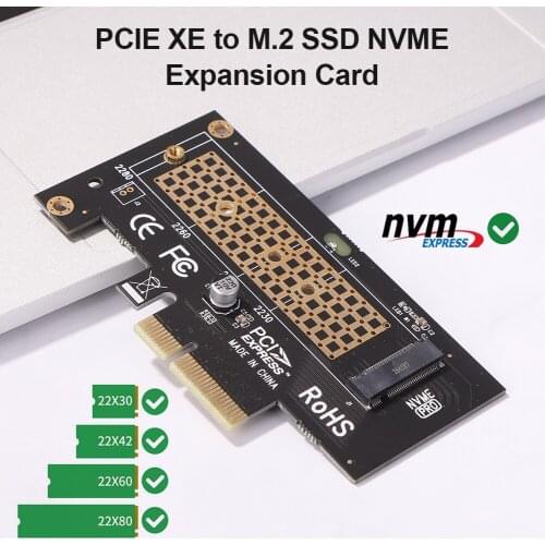 SSD Card Drive Expansion Card PCIE to M2/M.2 Adapter PCI Express X4 X8 X16 NVME M.2 SSD PCIE Expansion Card