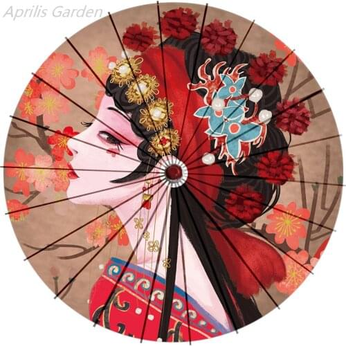 CHINA Opera Adult Childrens Rainproof Female Oil Paper Umbrella Dance Hanfu Decorative Paraplu El Principito Corporate Şemsiye