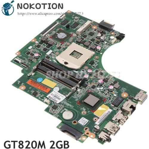 NOKOTION 747263-001 747263-501 Laptop Motherboard For HP Compaq 14-D 240 G2 246 G2 MAIN BOARD HM76 DDR3 GT820M Video card