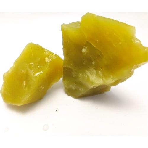 Natural Stone Lemon Green Jades Decorative Mineral Specimens For Jewelry Making DIY Bracelets Necklace