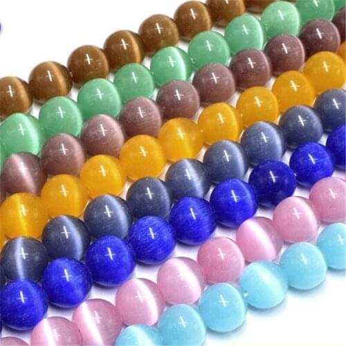 Free shipping 8mm blue Mexican opal round loose beads stone fit diy necklace bracelets jewelry spacers accessories 14inch BV136