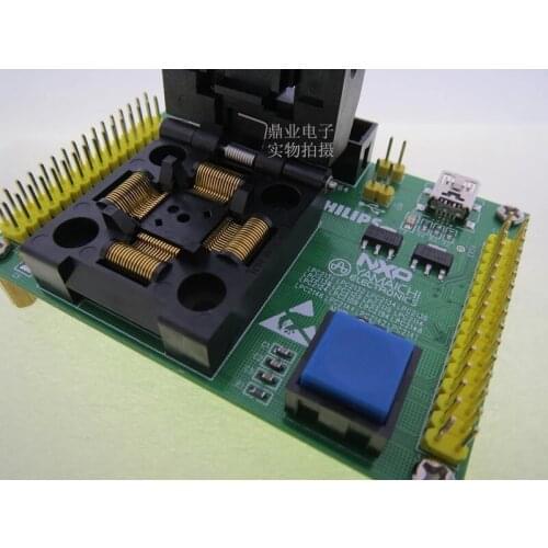 Original NXP IC Test Seat LPC2136 LPC2138 LPC2129 Burning Programm LQFP64 Socket Adapte