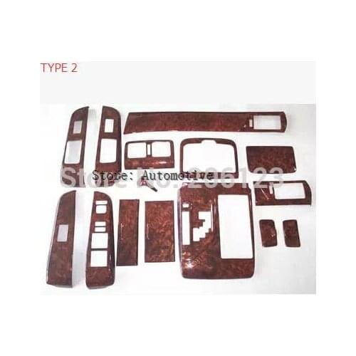 Carbon fiber interior trim with cherry wood interior refit the new Camry car For 2012 2013 2014 2015 for Toyota Camry