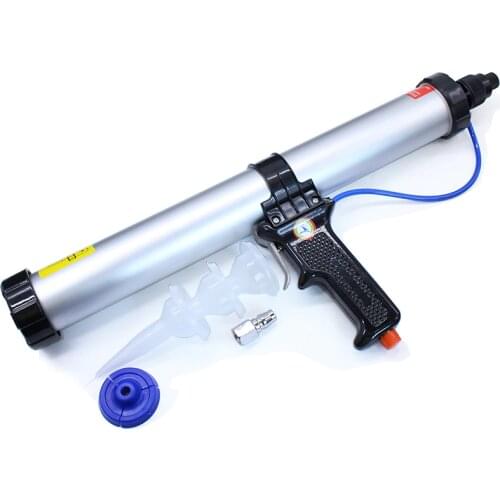 High Quality 15 inches 600ml Sausage Pneumatic Caulking Gun Glass Glue Gun Air Rubber Gun Caulk Applicator Tool