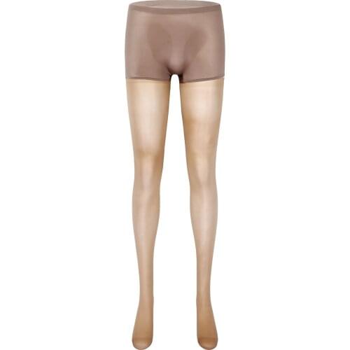 Womens Sexy Lingerie Glossy Patchwork Pantyhose Underwear Nightwear Elastic Waistband Thin Tights Leggings