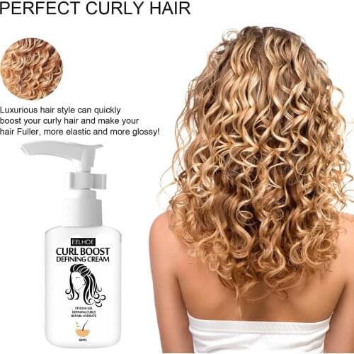 60ml Curly Curlie Revive Spray Enhances Natural Wave Curl Boost Cream Fluffy Hair Styling Products