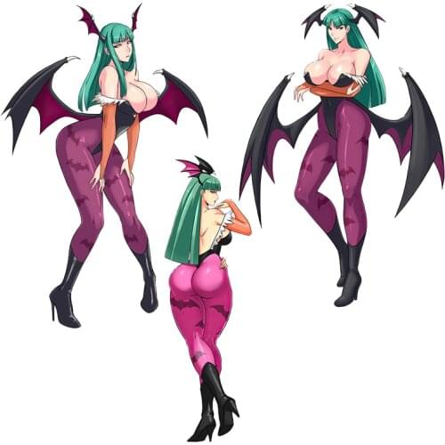 Three Ratels CA94 Morrigan Aensland Personalized Creative Scratch Stickers And Decal For Occlusion Decor Vinyl Material