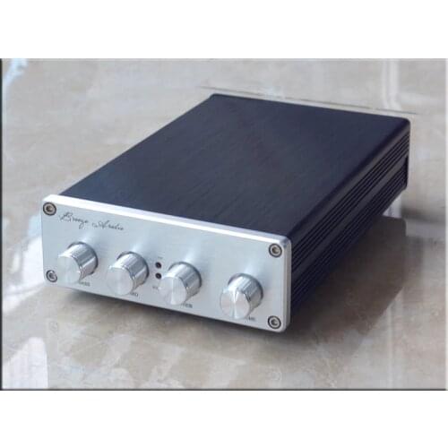 DIY PRE-AMP F1-MK2 improved version NE5532 *2 / OPA2604 LME49720 / TDA8920 *2 Tone preamplifier With treble alto bass adjustment