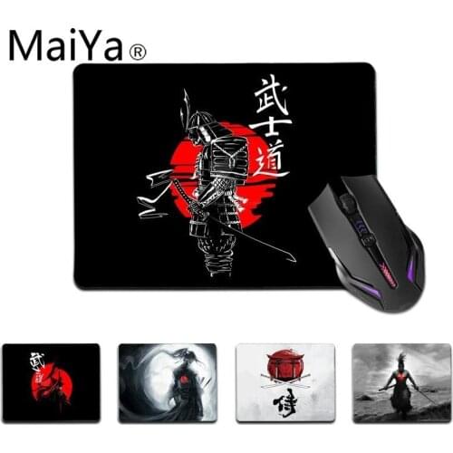 Maiya Top Quality Japanese Bushido Samurai Beautiful Anime Mouse Mat Top Selling Wholesale Gaming Pad mouse