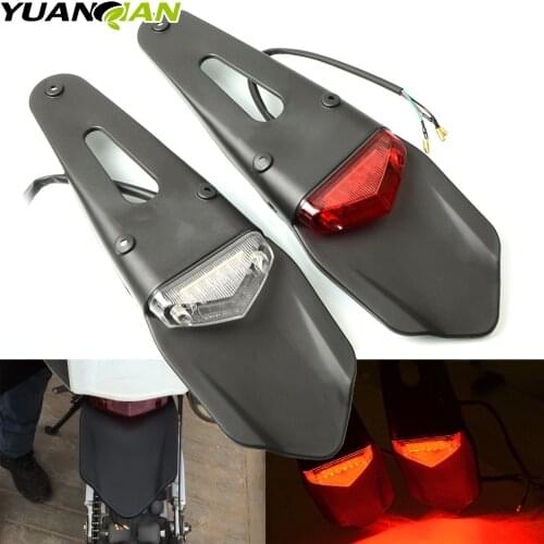 For YAMAHA YZ65 YZ80/85 YZ125 YZ250F YZ426F YZ450 Motorcycle LED Tail Light&Rear Fender Stop Enduro taillight MX Trail Supermoto