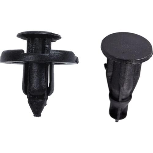 100Pcs Car Hole Dia Plastic Rivets Fastener Fender Push Pin Clips - 50Pcs 10Mm & 50Pcs 9Mm