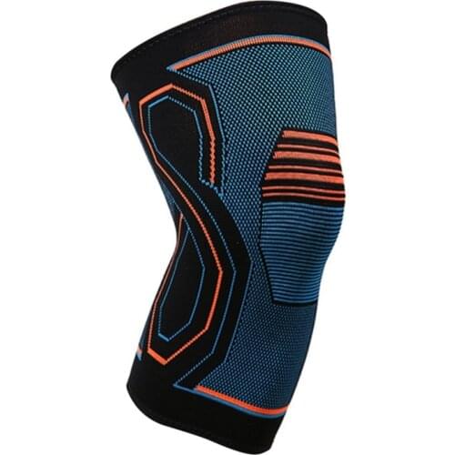 2021 1PC Compression Sleeve Knee Pads Workout Elastic Support Brace Pain Relief Running Weightlifting Gym for Men and Women
