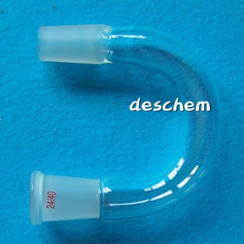 24/40,U-Shape Glass Connecting Adapter,U Bent Tube,Socke & Cone Ground Joint