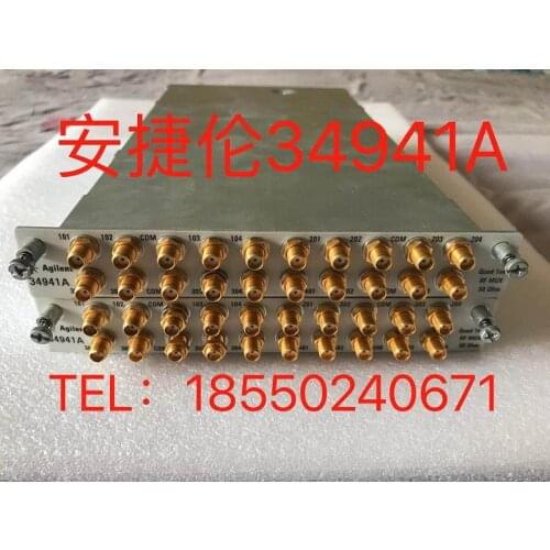 The Agilent 34941A Used in 34980A of Four 1x4 50 Ohm 3 GHz Multiplexer Module (contact us to get VIP price)