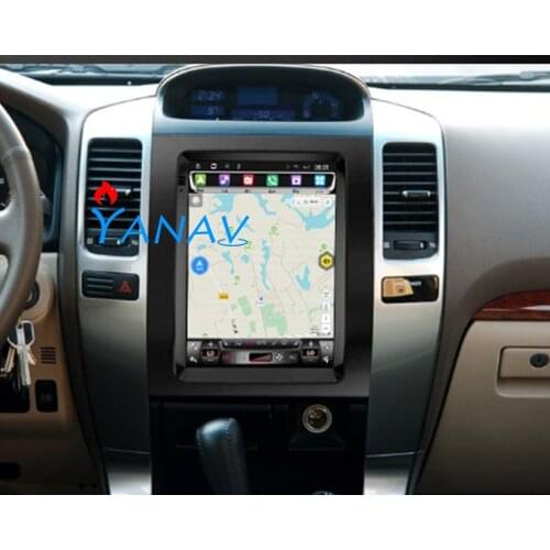 Car stereo GPS navigation FOR-Toyota Land Cruiser Prado/GX470 2002-2009 car radio multimedia DVD player Android vertical screen