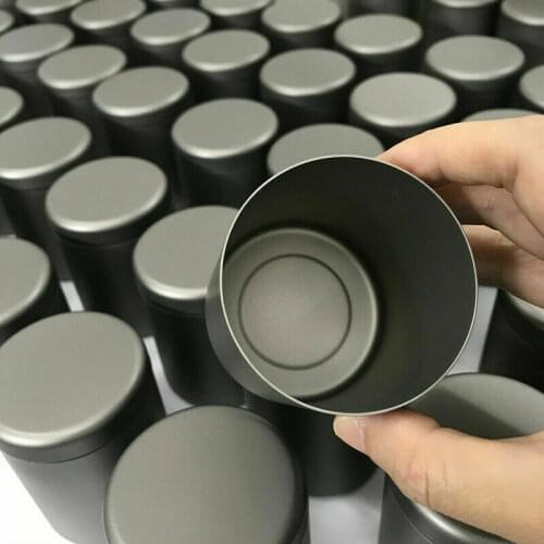 Pure Titanium Tea Caddy Canister cans Medicinal Storage Tin Sealed Jar Container
