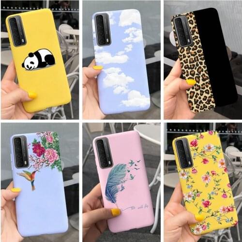 For Huawei Y7a Case New Fashion Candy Painted Cover For Huawei Y7a Y 7a Soft Slim Fundas Phone Cases Shockproof Bumper HuaweiY7a