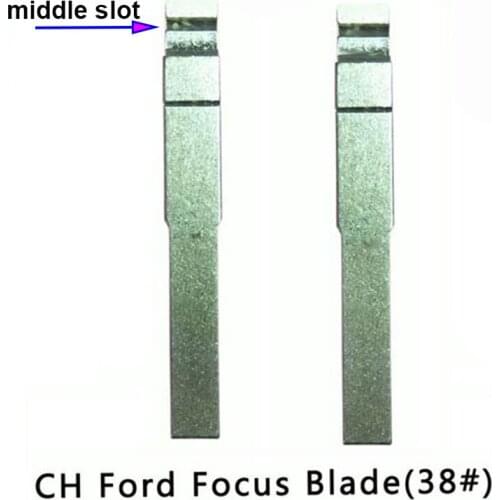 HU101 universal key blanks 38# folding remote key knife Car key blanks Replacement Metal Blank Uncut Flip KD Remote Key Blade