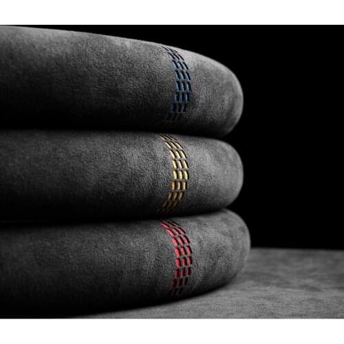 Wear-resistant Sweat Suede Leather Car Steering Wheel Cover 38cm for BMW E90 F01 F06 F10 F15 F16 F20 F21 F25 F26 F30 F32 F82 M3