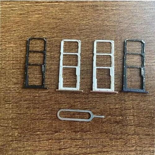 2/Pcs For Huawei Y6 2018/Y6 Prime 2018 Sim Card Slot SD Card Tray Holder Adapter Connector Replacement For Huwei Enjoe 8E