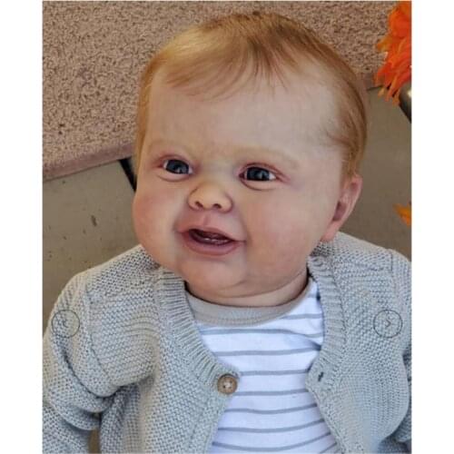 24.5in Reborns Doll Baby Toys Nurturing Doll Realistic Handmade Soft Vinyl Doll w/ Blank Body Girls DIY Creative Gift D5QA