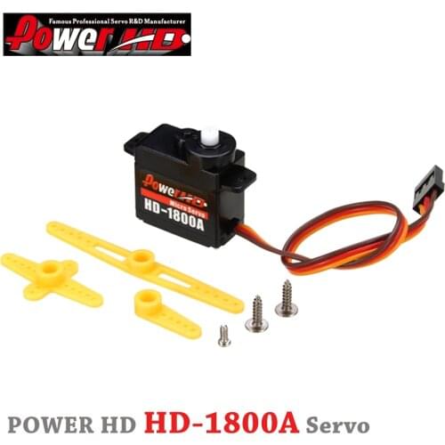 4set/lot 100% orignal Power HD-1800A High Speed Sub-Micro Analog Servo 8g(Compatible with FUTABA/JR)