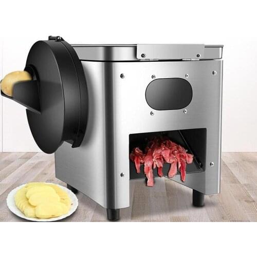 Meat slicer grinder diced meat cutting vegetables shredded potato slices electric automatic stainless steel