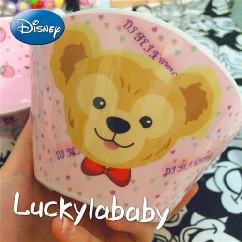 Disney Duffy Bear Little White Cute Melamine Bowl Tableware Childrens Bowl Set Cute Cartoon Fruit Bowl