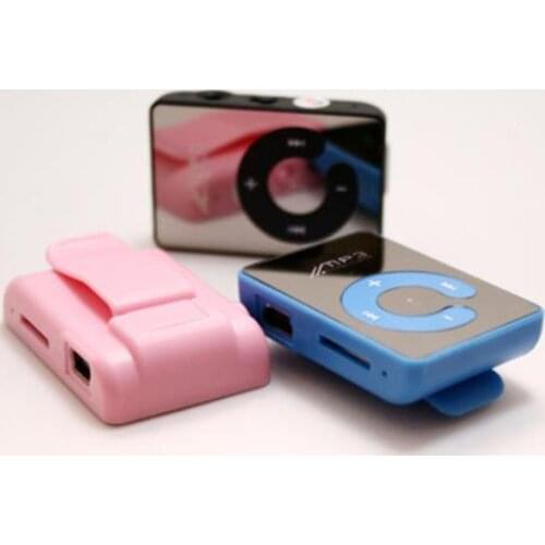New Sports Waterproof Digital Mini Portable TF Card C Button Clip Mirror Music MP3 Player Music Player