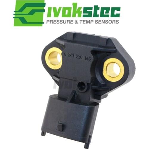 Brand New 100Bar Pressure Sensor Fuel Temperature For Fiat Doblo 1.4 Natural Power CNG Engine 0261230145 55228825