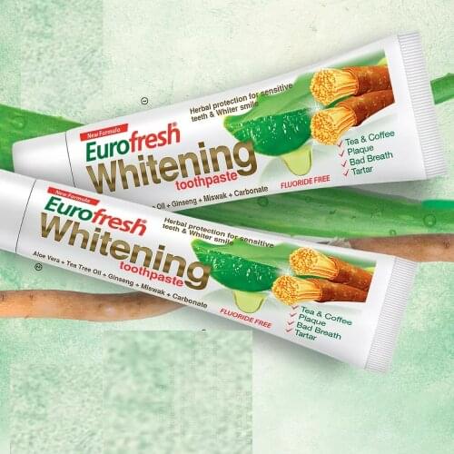 Eurofresh Aloe Vera Toothpaste-112g Eurofresh Misvaklı Whitening Toothpaste 112gr. Organic