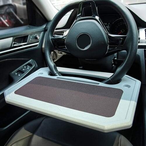 Car Table Steering Wheel Desk Eat Work Cart Drink Food Coffee Goods Holder Tray Car Laptop Computer Desk Mount Stand Seat Table