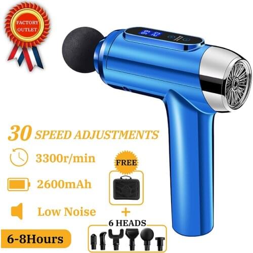 POWCAN 12mm lcd muscle massage gun deep relaxation massager neck massager Electric helps relieve lehealth Slimming Shaping