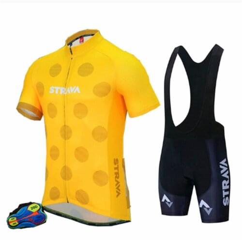 STRAVA Raphaful2021 Pro Cycling Jersey Set Men Summer Bike Clothes Ropa Ciclismo Bicycle Uniforme Maillot Quick Dry 20D Gel Pad