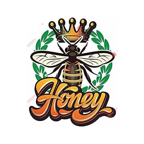 For Honey Bee Funny Car Stickers and Decals Auto Window Box Car Window Body Decorative Stickers Accessories