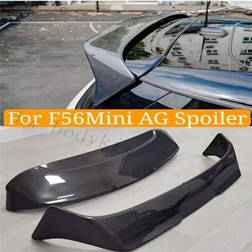 AG Style Carbon MINI Spoiler For Mini F56 Rear Trunk Wing Set Glossy Finish Drift Spoiler Kit Fibre Tuning Splitter Body Kit