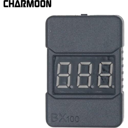BX100 Lipo Battery Low Voltage Tester Checker 1S-8S Low Voltmeter Buzzer Alarm with LED Indicator