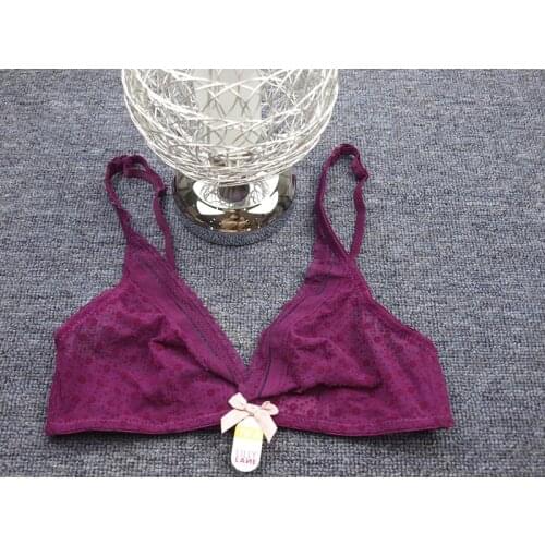 Ultra-thin migros sponge wireless bra comfortable female underwear perspective bra