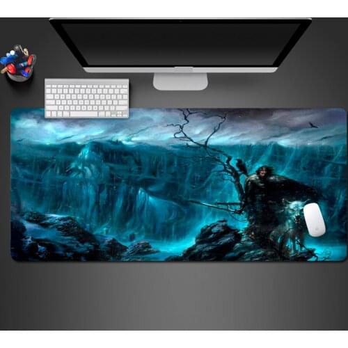 Wave Human Wolf Accompanied By Mouse Pad High Quality Washable Fadeless Game Pad Computer Game Players Like Keyboard Mousepad