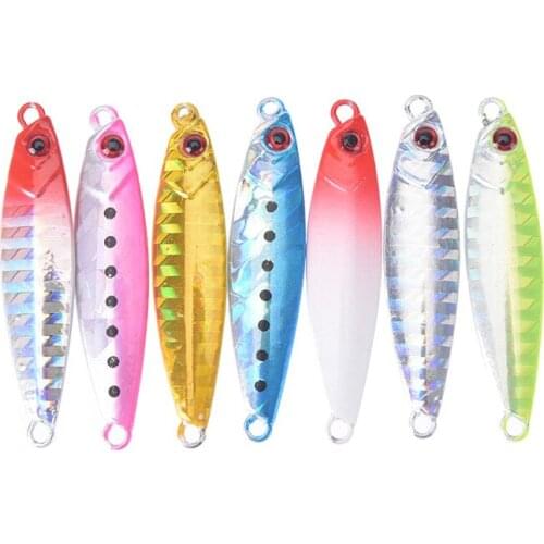 1pcs iron plate sequined lead fish road bait 10g hookless die fishing lure