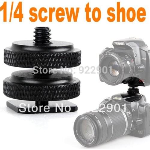 10pcs Pro 1/4" - 20 Tripod Screw to Flash Hot Shoe Mount Adapter for Nikon SC-28 Dslr Camera