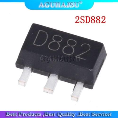 100PCS 2SD882 D882 SOT89 SOT SMD New original