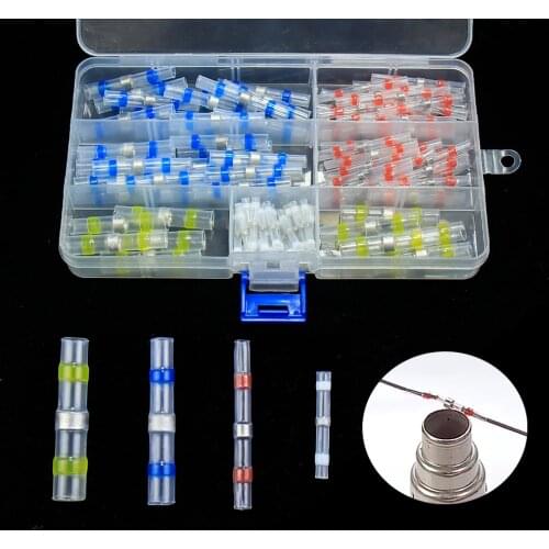 Water Proof Automotive Wire Splice Connector Kit 0.25-6.0mm Insulated [ Solder Seal Heat Shrink Butt Sleeve ] Car Repair Parts