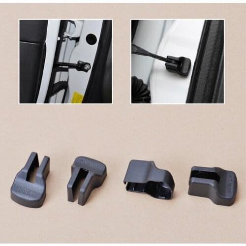 CITALL 4pcs Door Check Arm Waterproof Protection Cover For Ford Edge Escape Kuga Explorer Fusion Mondeo 2013 2014
