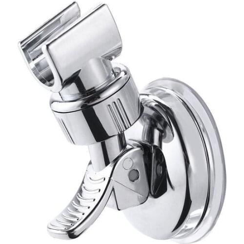 2019 Silver Shower Head Holder Bathroom Wall Mount Suction Bracket Suction Cup Shower Holder Bathroom Accessory