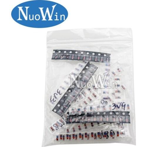 LL34 SMD Zener diode Assorted Kit 1/2W 3V-24V and LL4148 15 value *10pcs=150pcs
