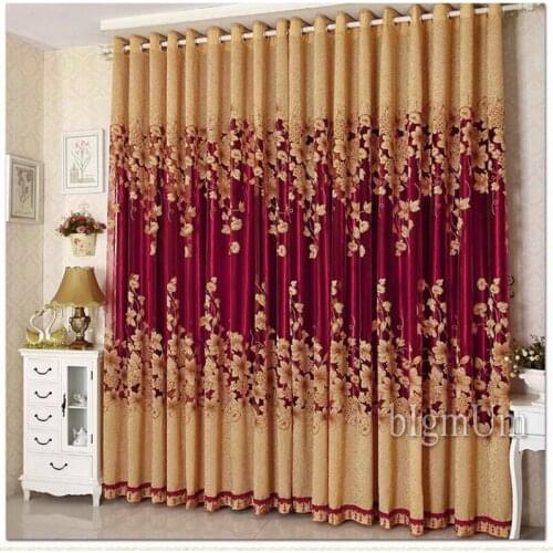 Customized Finished Curtains With Beads For Living Room Bedroom Kitchen Sheer and Blackout Luxury Curtains Free Shipping