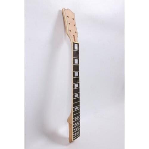 One 22 fret electric guitar neck unfinished mahogany make and rosewood fingerboard 24.75 inch